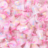 10Pcs Resin Pearl Tea Cup Charms Pendant DIY Jewelry Making C385