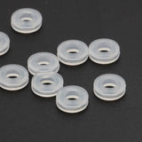 10Pcs Comfort Pads for Clip On Earrings Silicone Earring Ring Cushion