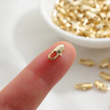 10Pcs Copper 18K Flat Lobster Clasps for DIY Jewelry Making