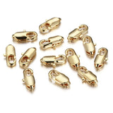 10Pcs Copper 18K Flat Lobster Clasps for DIY Jewelry Making