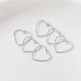 10Pcs Copper Heart Charms Pendant Resin Frame Mold for Jewelry Making