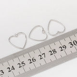 10Pcs Copper Heart Charms Pendant Resin Frame Mold for Jewelry Making