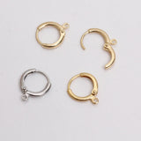 10Pcs Copper Leverback Earring Hooks 18K Plated DIY Jewelry Findings