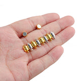 10Pcs Copper Magnetic Clasps for DIY Couple Bracelet Necklace