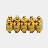 10Pcs Copper Magnetic Clasps for DIY Couple Bracelet Necklace