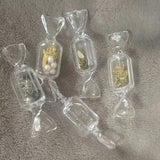 10Pcs Candy Shape Mini Plastic Jewelry Boxes Clear Ring Earrings Organizer