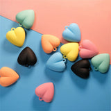 10Pcs 3D Peach Heart Acrylic Charms Love Pendants DIY Jewelry Making