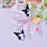 10Pcs Cartoon Rabbit Dog Cat Resin Charms DIY Crafts Pendants
