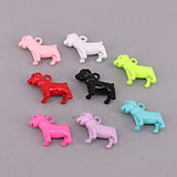 10Pcs Enamel Dog Charm Diy Jewelry Accessories