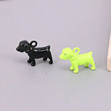 10Pcs Enamel Dog Charm Diy Jewelry Accessories