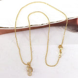 10Pcs Plated Enamel Cz Zircon Micro Pave Slipper Pendant Necklace Charms