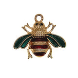 10Pcs Insect Bee Enamel Charms For DIY Jewelry Making