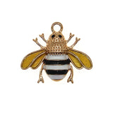 10Pcs Insect Bee Enamel Charms For DIY Jewelry Making