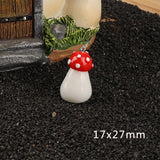 10Pcs Luminous 3D Mushroom Resin Charms Pendants DIY Jewelry Making