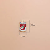 10Pcs Milk Spaceman Enamel Charms Beads DIY Earrings Bracelet Pendant