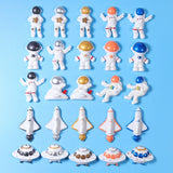 10Pcs Astronaut Resin Cabochons Scrapbooking DIY Jewelry Craft Decoration