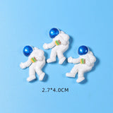 10Pcs Astronaut Resin Cabochons Scrapbooking DIY Jewelry Craft Decoration