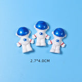 10Pcs Astronaut Resin Cabochons Scrapbooking DIY Jewelry Craft Decoration