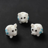10Pcs Cartoon Animal Lampwork Glass Beads for DIY Jewelry