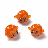 10Pcs Cartoon Animal Lampwork Glass Beads for DIY Jewelry