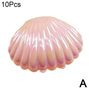 10Pcs Shell Plastic Candy Box Makeup Baby Shower Favor Wedding Decor