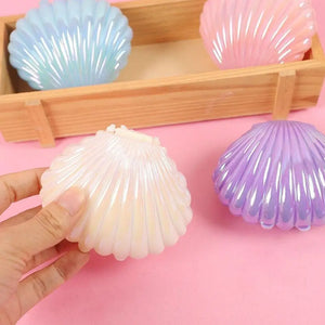 10Pcs Shell Plastic Candy Box Makeup Baby Shower Favor Wedding Decor