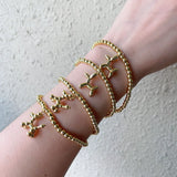 10Pcs Balloon Dog Bracelet Round Bead Charm Bracelet for Women