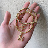 10Pcs Balloon Dog Bracelet Round Bead Charm Bracelet for Women