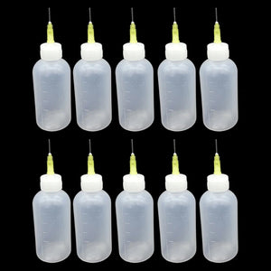 10Pcs Epoxy Resin Mold Coloring Bottles Kit with Syringe Needle Craft Tools