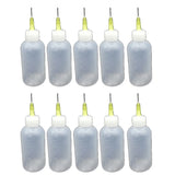 10Pcs Epoxy Resin Mold Coloring Bottles Kit with Syringe Needle Craft Tools
