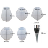 10Pcs Wine Cork Silicone Mold Set for DIY Crafts