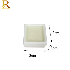10Pcs Zircon Jewelry Box Organizer with Soft Sponge