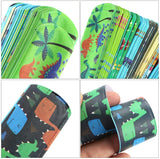 10Pcs Dinosaur Slap Bracelets Animal Theme Toys Snap Bands Party Favors