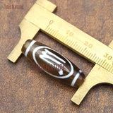 10Pcs Dzi Agates Loose Beads Scorpio Oval Shaped Beads 30x10mm