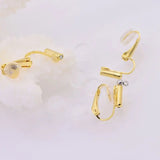 10Pcs Earring Converters Turn Pierced Earrings Into Clip-Ons