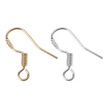 10Pcs Silver Earring Hooks Hypoallergenic French Ear Wires for DIY Jewelry Makin