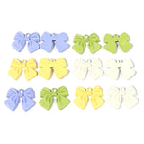 10Pcs Bow Earring Supplies Metal Pendant Lady Women Charms Jewel