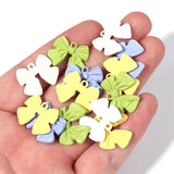 10Pcs Bow Earring Supplies Metal Pendant Lady Women Charms Jewel