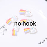 10Pcs European Rainbow Cloud Resin Charms DIY Jewelry Making C1195