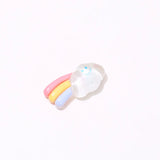 10Pcs European Rainbow Cloud Resin Charms DIY Jewelry Making C1195