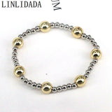 10Pcs Boho Copper Beaded Charm Bracelets for Women Men