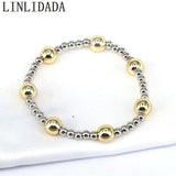 10Pcs Boho Copper Beaded Charm Bracelets for Women Men