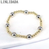 10Pcs Boho Copper Beaded Charm Bracelets for Women Men