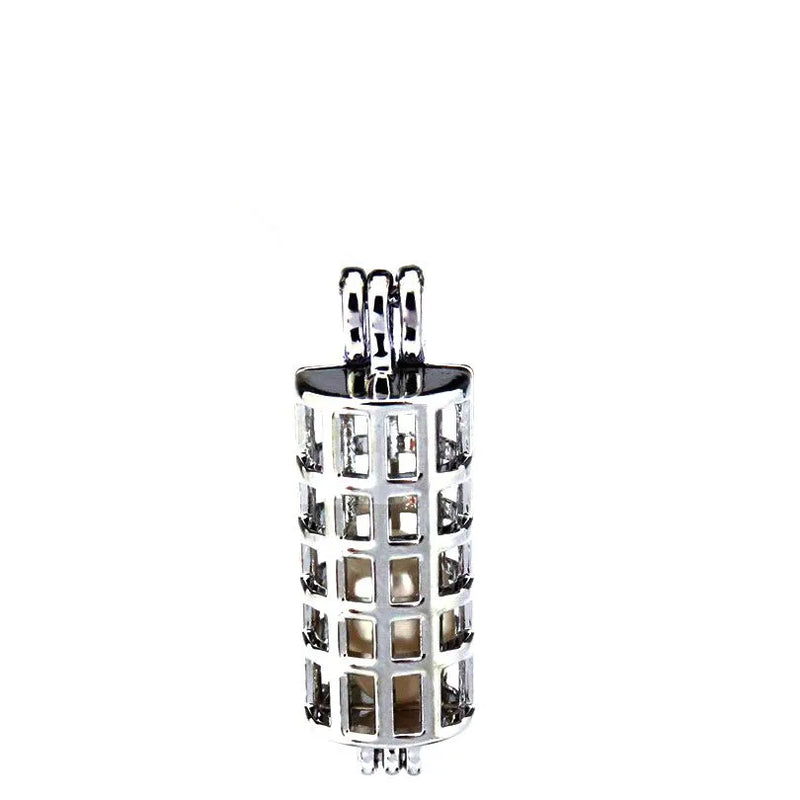 10Pcs Pearl Cage Locket Aromatherapy Diffuser Necklace Bracelet DIY Jewelry Bulk