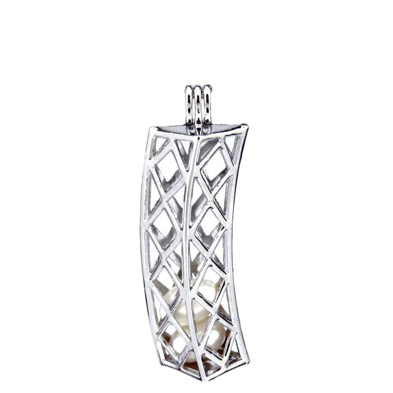 10Pcs Pearl Cage Aromatherapy Locket Pendant DIY Jewelry Bulk