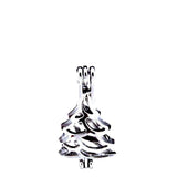 10Pcs Christmas Pearl Cage Locket Aromatherapy Pendant