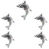 10Pcs Dolphin Beads Cage Locket Aromatherapy Diffuser Pendant