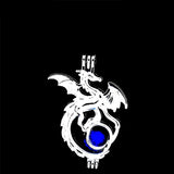 10Pcs Evil Dragon Pearl Cage Locket Aromatherapy Pendant Bulk