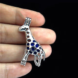 10Pcs Giraffe Beads Cage Locket Aromatherapy Diffuser Pendant