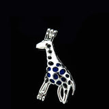 10Pcs Giraffe Beads Cage Locket Aromatherapy Diffuser Pendant